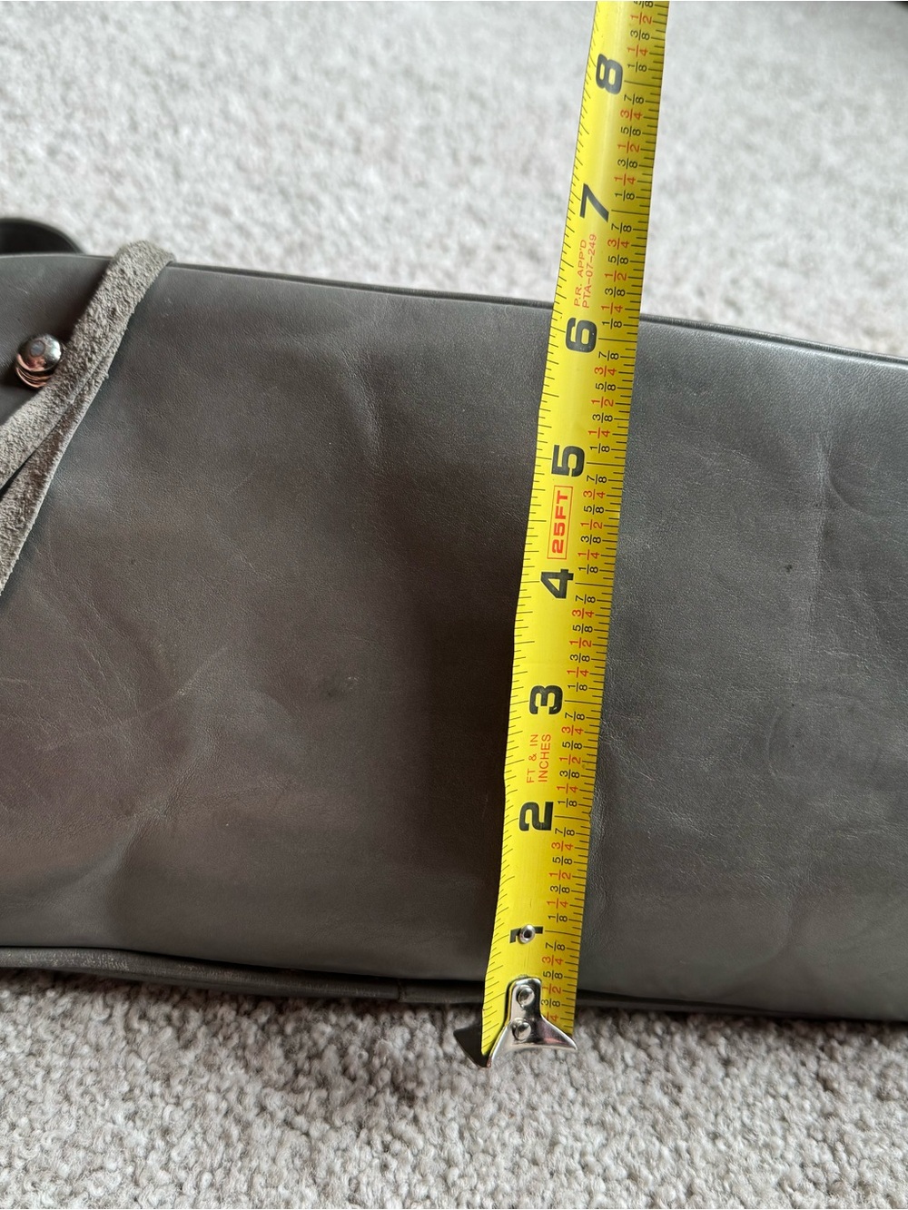 Rebecca Minkoff Gray Morning After Bag (MAB) Leather Satchel with Strap - Picture 8 of 10